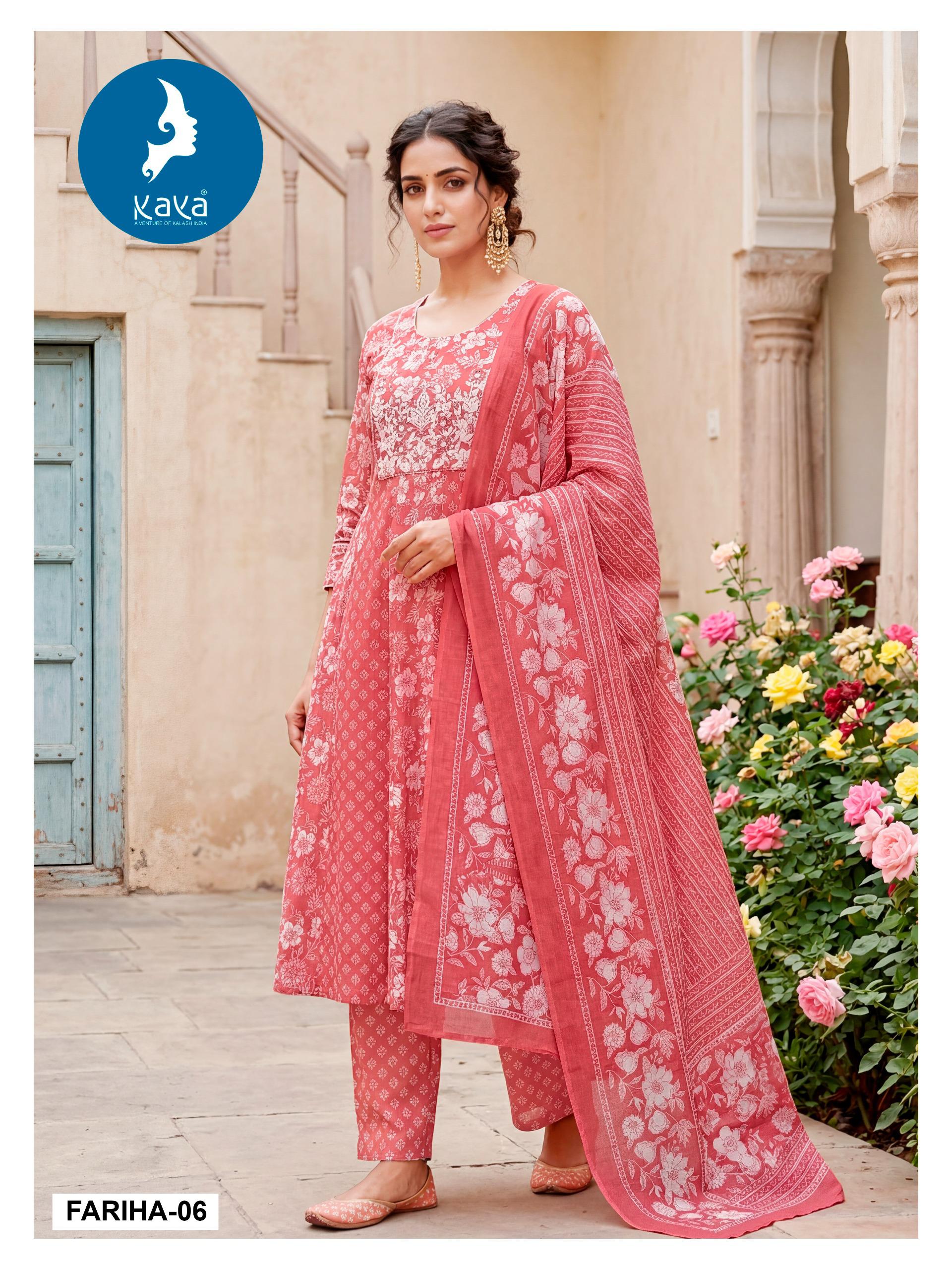 Kaya Fariha Cotton Printed Readymade Salwar Suit — Wholesale Anarkali Kurti, Kaya wholesale from Surat — view 8