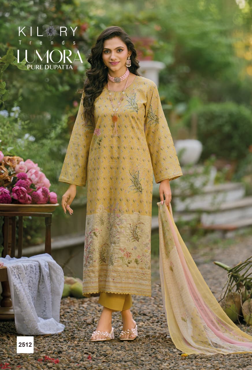 Kilory Lumora Lawn Cotton Digital Printed Salwar Suit — Wholesale Salwar Suits, Kilory Trends wholesale from Surat — view 3