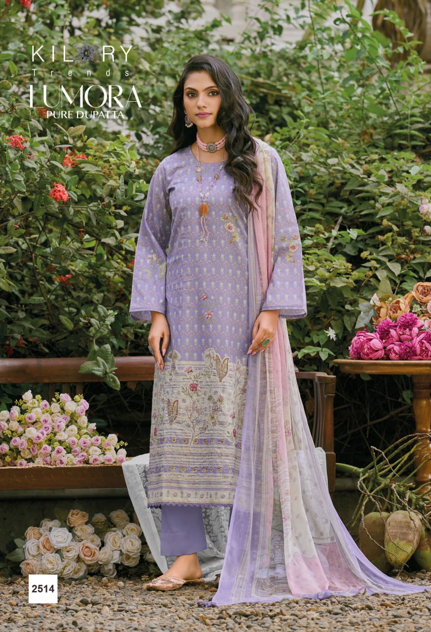 Kilory Lumora Lawn Cotton Digital Printed Salwar Suit — Wholesale Salwar Suits, Kilory Trends wholesale from Surat — view 4