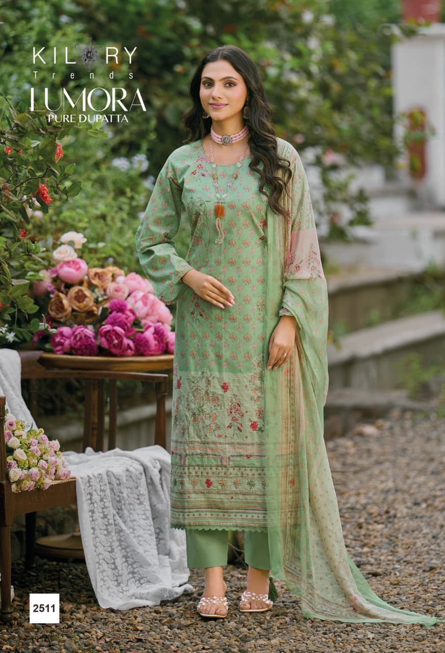 Kilory Lumora Lawn Cotton Digital Printed Salwar Suit — Wholesale Salwar Suits, Kilory Trends wholesale from Surat — view 5