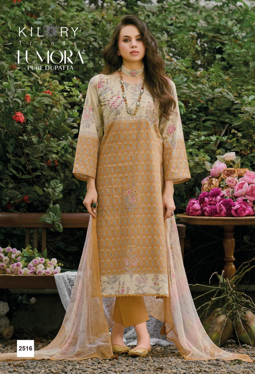 Kilory Lumora Lawn Cotton Digital Printed Salwar Suit — Wholesale Salwar Suits, Kilory Trends wholesale from Surat — view 8