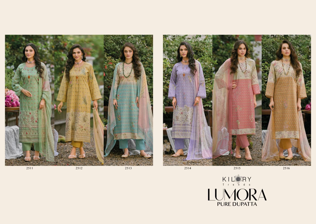 Kilory Lumora Lawn Cotton Digital Printed Salwar Suit — Wholesale Salwar Suits, Kilory Trends wholesale from Surat — view 9