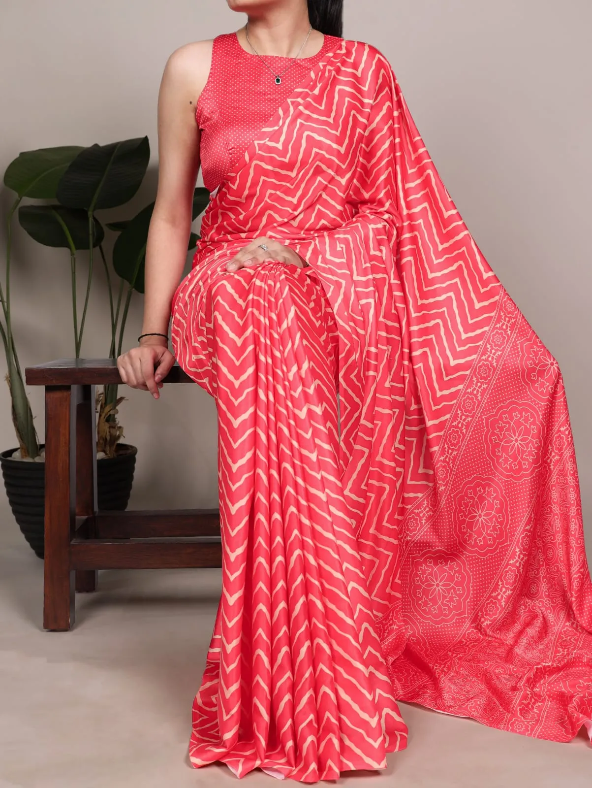 LNB Elegance of Satin With Beautiful Prints Silk Saree Catalog