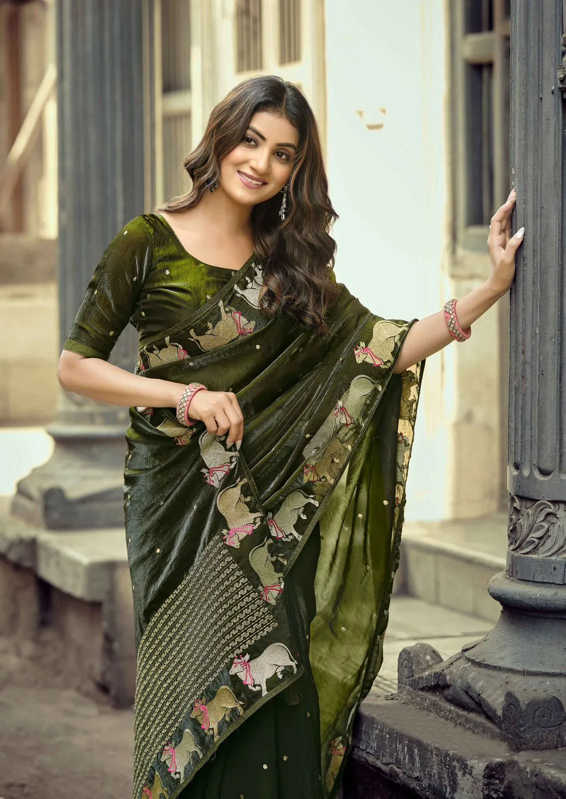 Lt Aurika Vol 16 Malai Silk Embroidered Saree Catalog