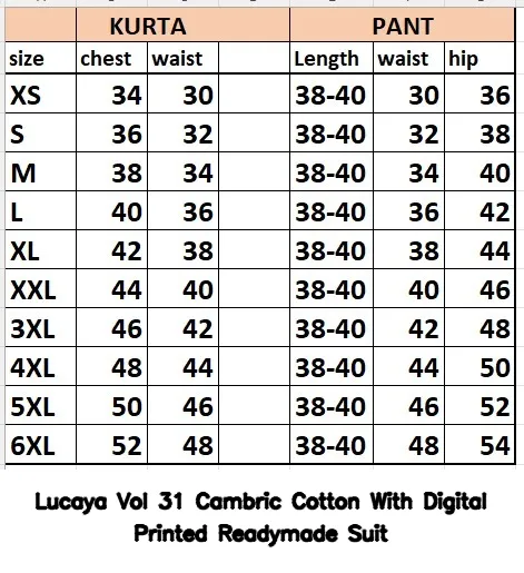 Lucaya Vol 31 Cambric Cotton With Digital Printed Readymade Suit — Wholesale Kurti With Bottom Dupatta, Lucaya wholesale from Surat — view 6