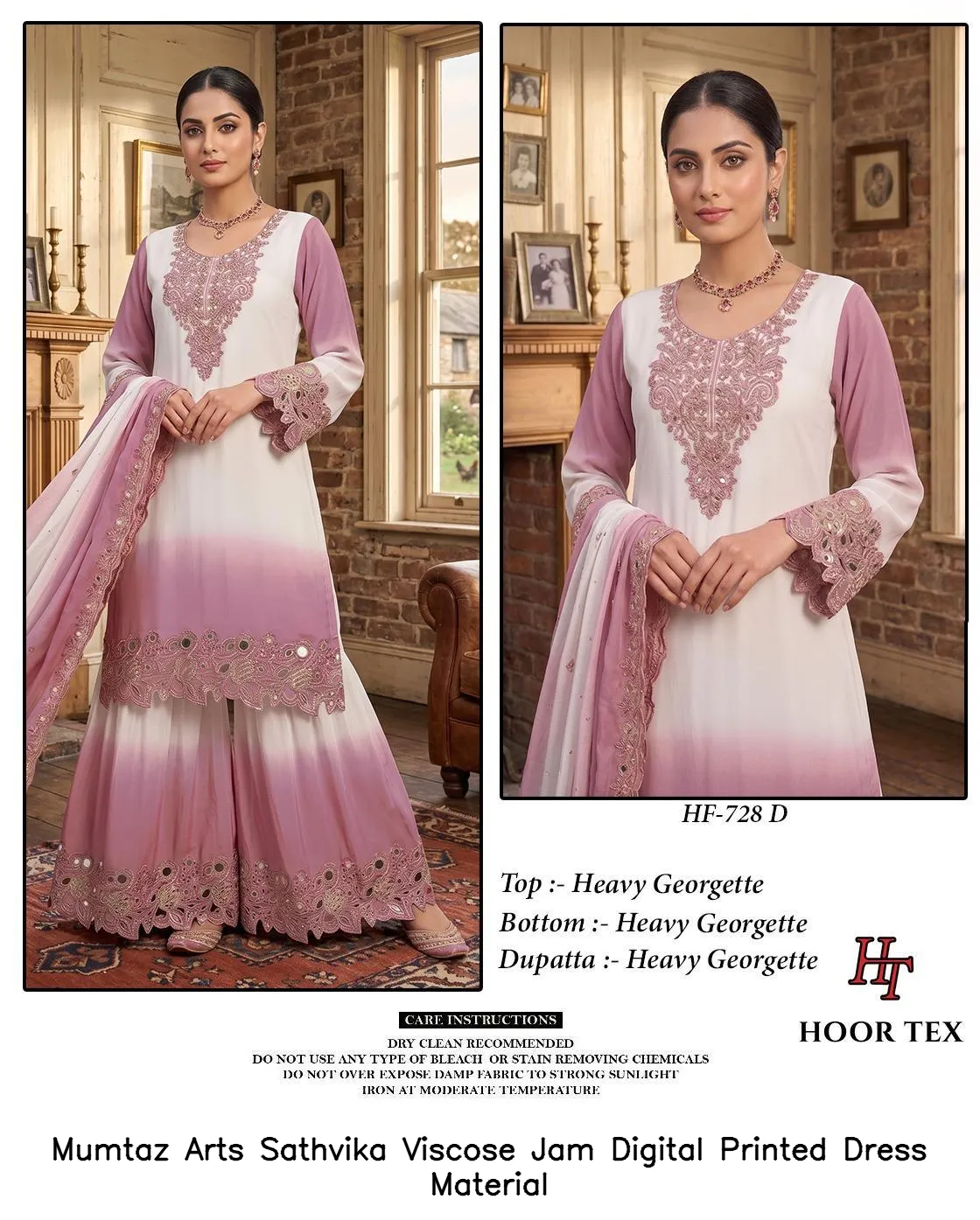 Mumtaz Arts Sathvika Viscose Jam Digital Printed Dress Material — Wholesale Pakistani Suits, Mumtaz Arts wholesale from Surat - Gallery Image 3