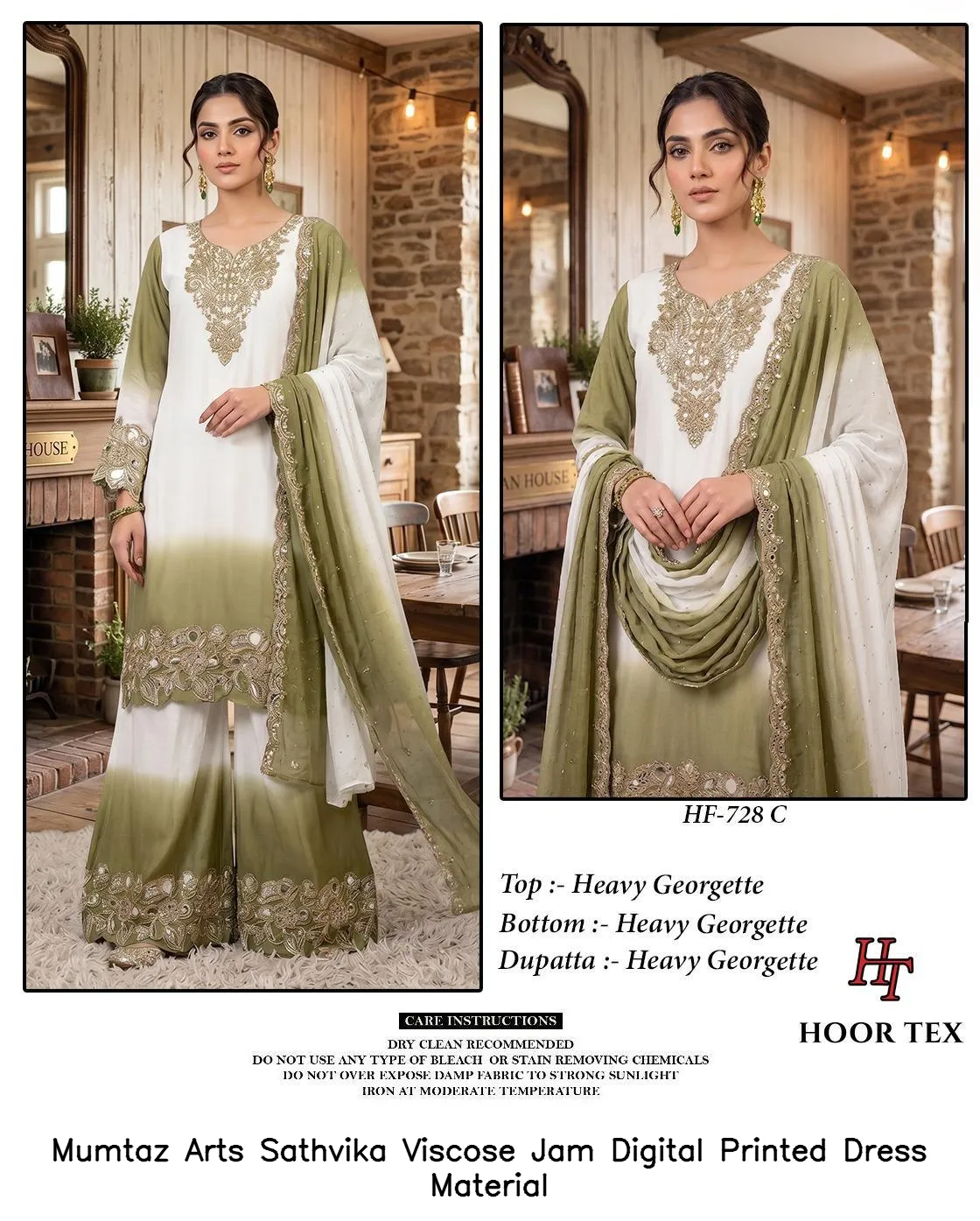 Mumtaz Arts Sathvika Viscose Jam Digital Printed Dress Material — Wholesale Pakistani Suits, Mumtaz Arts wholesale from Surat - Gallery Image 4