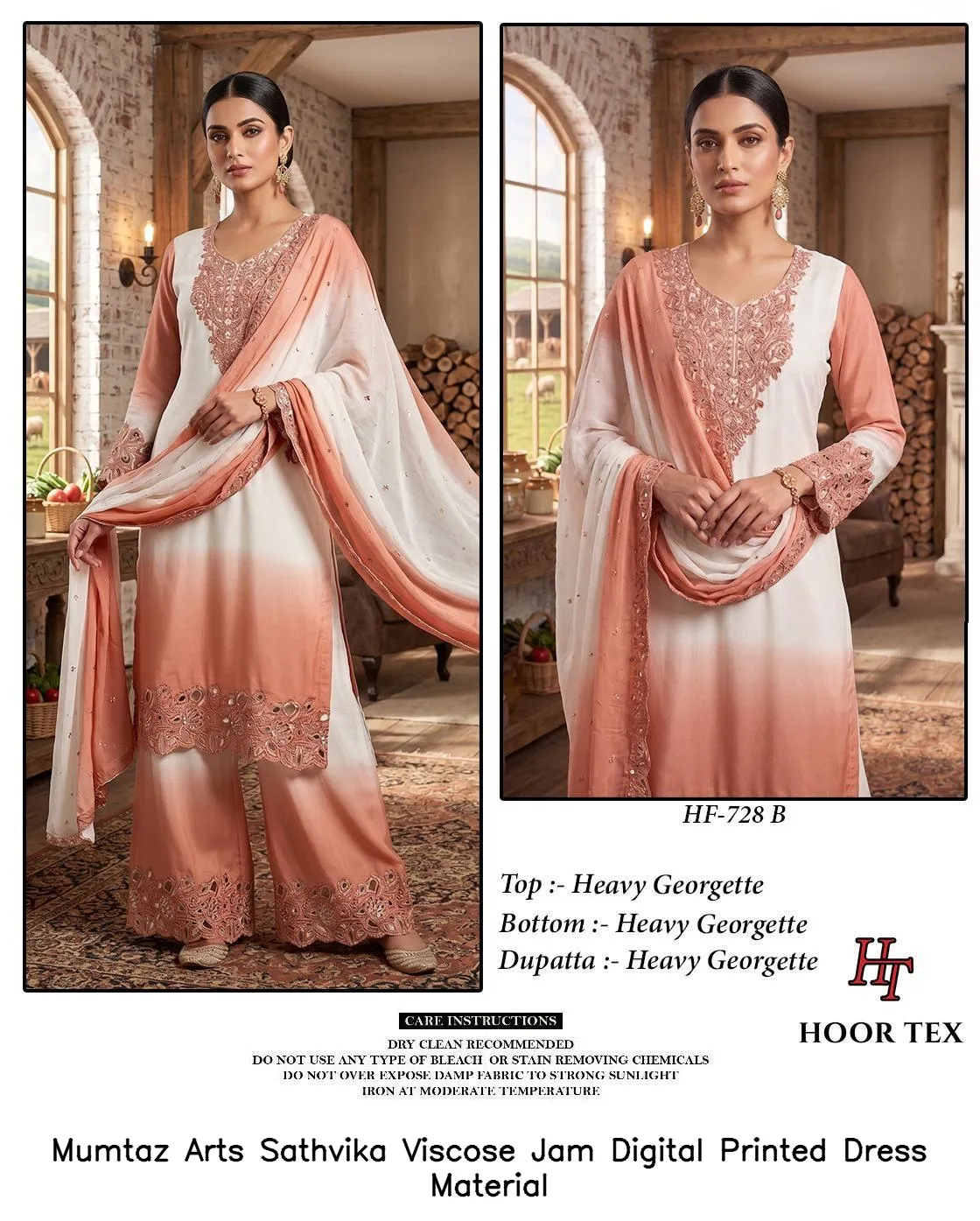 Mumtaz Arts Sathvika Viscose Jam Digital Printed Dress Material — Wholesale Pakistani Suits, Mumtaz Arts wholesale from Surat - Gallery Image 5