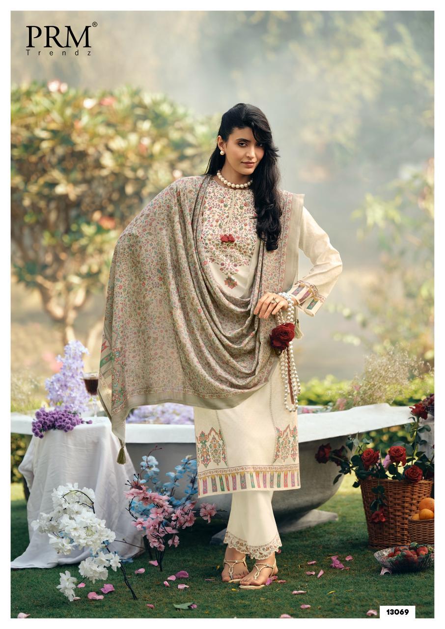 Prm Kani Queen Lawn Cotton Digital Printed Salwar Kameez — Wholesale Salwar Suits, Prm Trendz wholesale from Surat — view 13