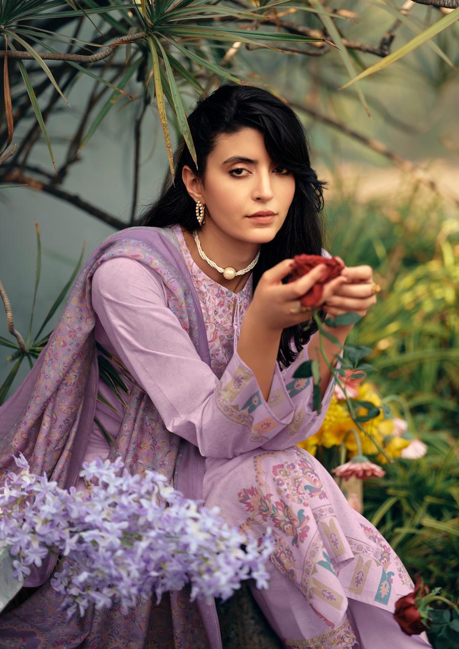 Prm Kani Queen Lawn Cotton Digital Printed Salwar Kameez — Wholesale Salwar Suits, Prm Trendz wholesale from Surat — view 12