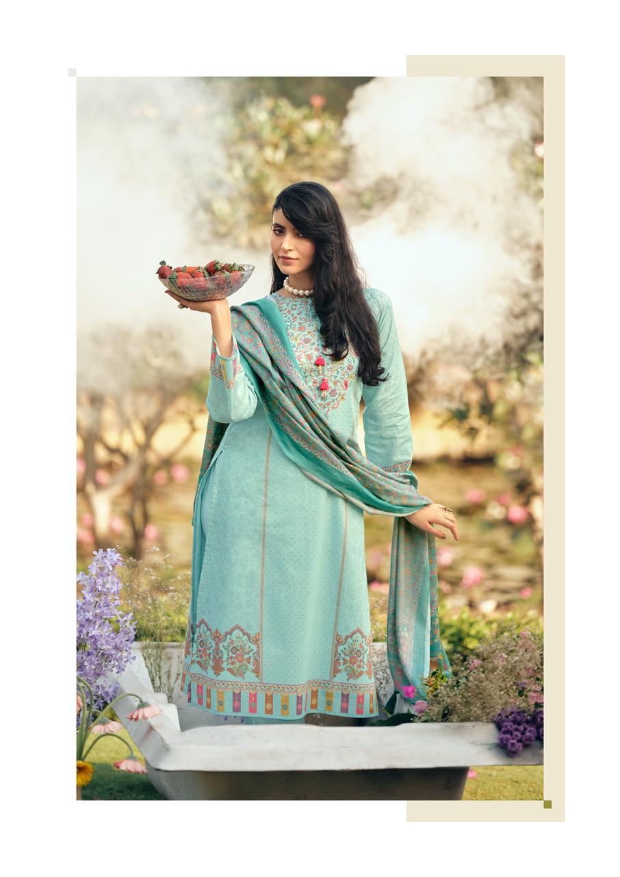 Prm Kani Queen Lawn Cotton Digital Printed Salwar Kameez — Wholesale Salwar Suits, Prm Trendz wholesale from Surat — view 8