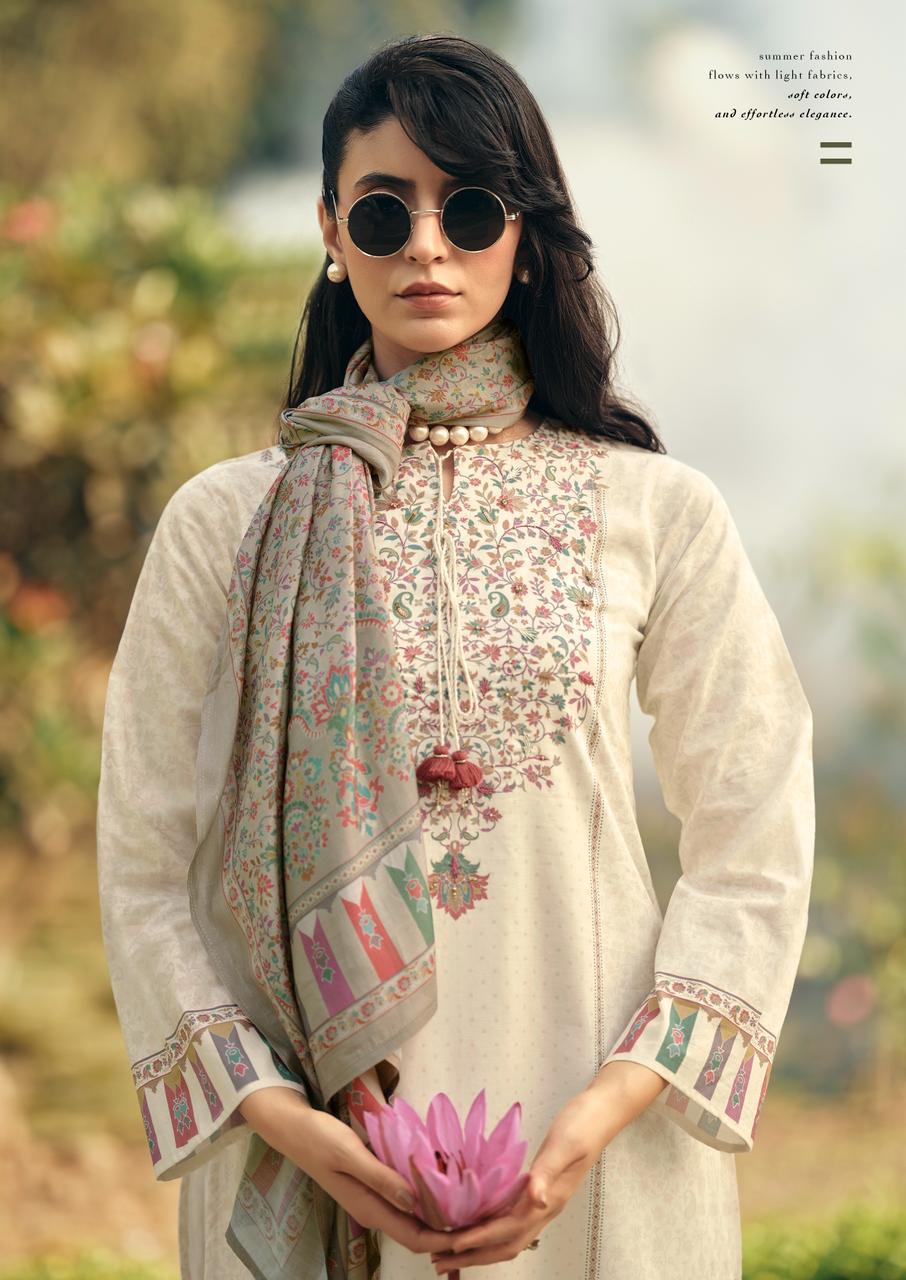 Prm Kani Queen Lawn Cotton Digital Printed Salwar Kameez — Wholesale Salwar Suits, Prm Trendz wholesale from Surat — view 7