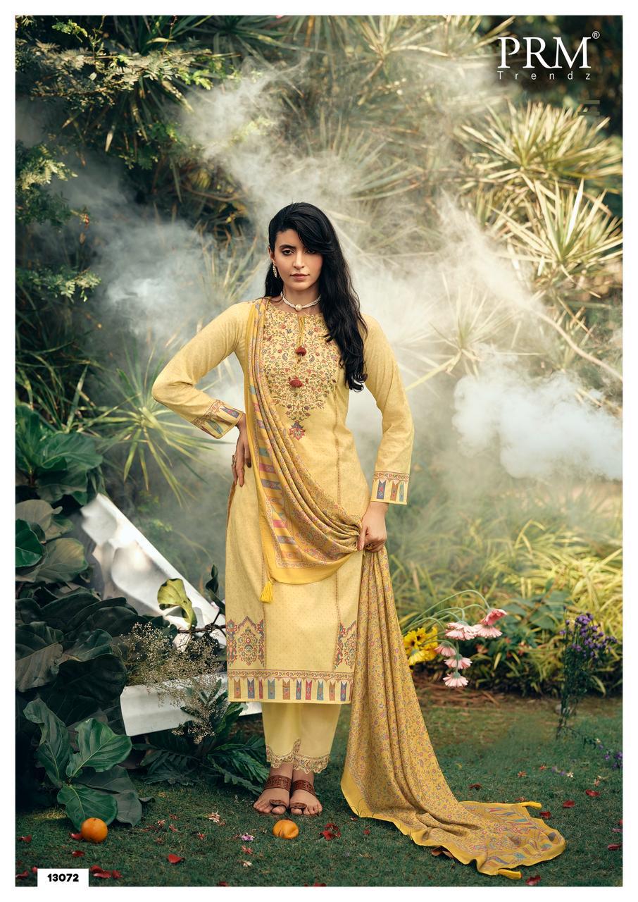 Prm Kani Queen Lawn Cotton Digital Printed Salwar Kameez — Wholesale Salwar Suits, Prm Trendz wholesale from Surat — view 4