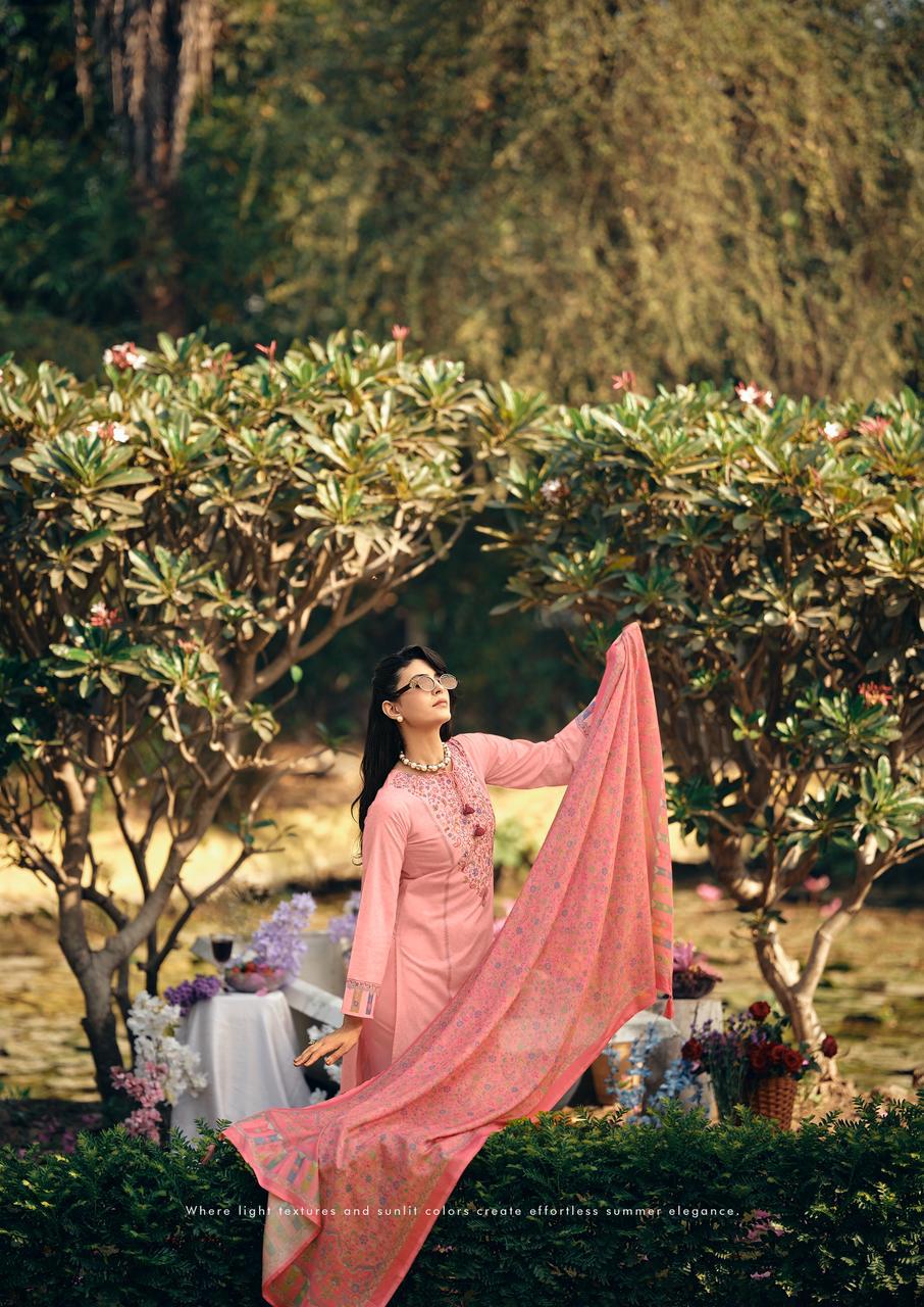 Prm Kani Queen Lawn Cotton Digital Printed Salwar Kameez — Wholesale Salwar Suits, Prm Trendz wholesale from Surat — view 2