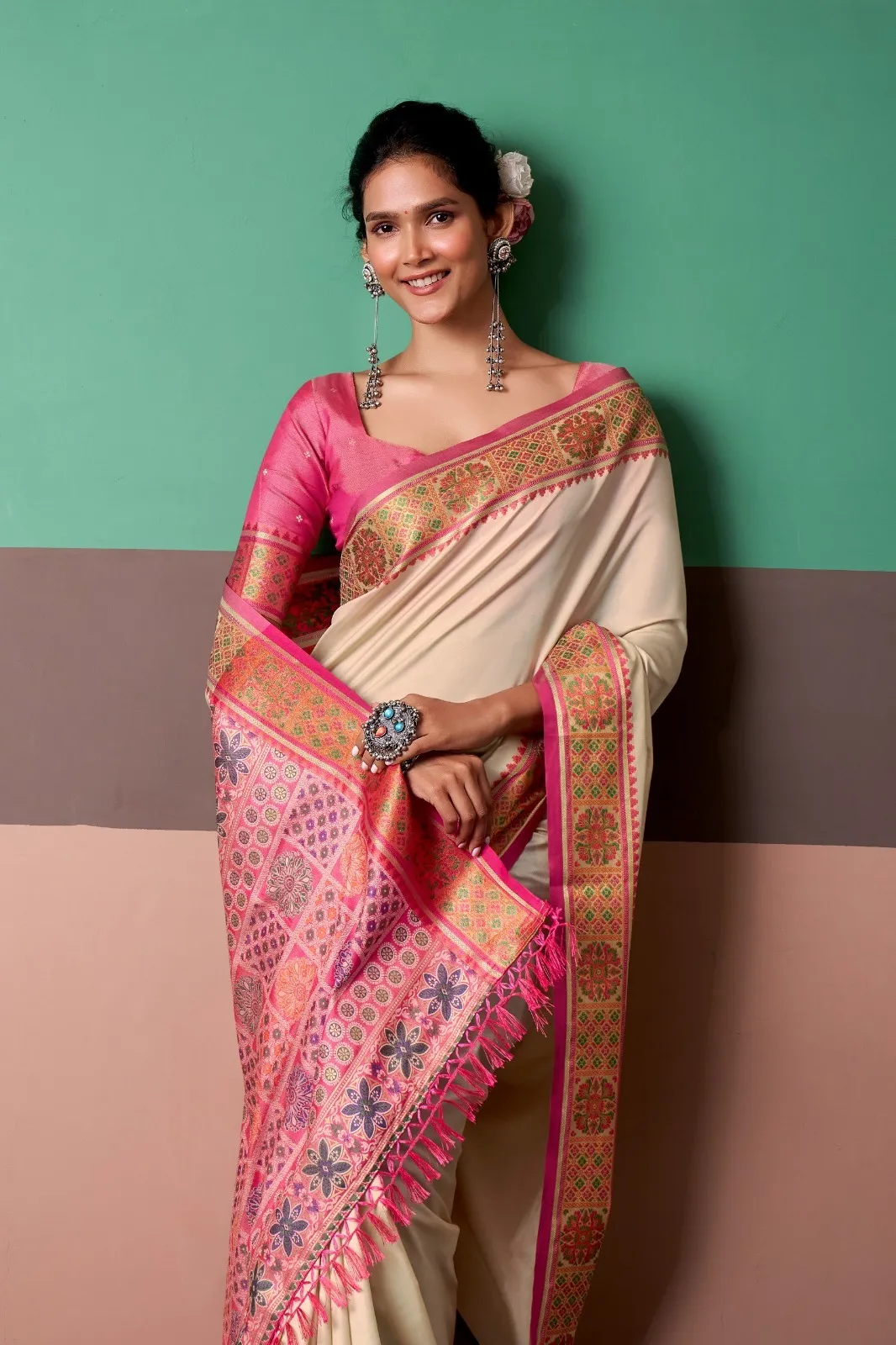 Rajpath Vrindavan Silk Vol 3 Patola Silk Party Wear Saree