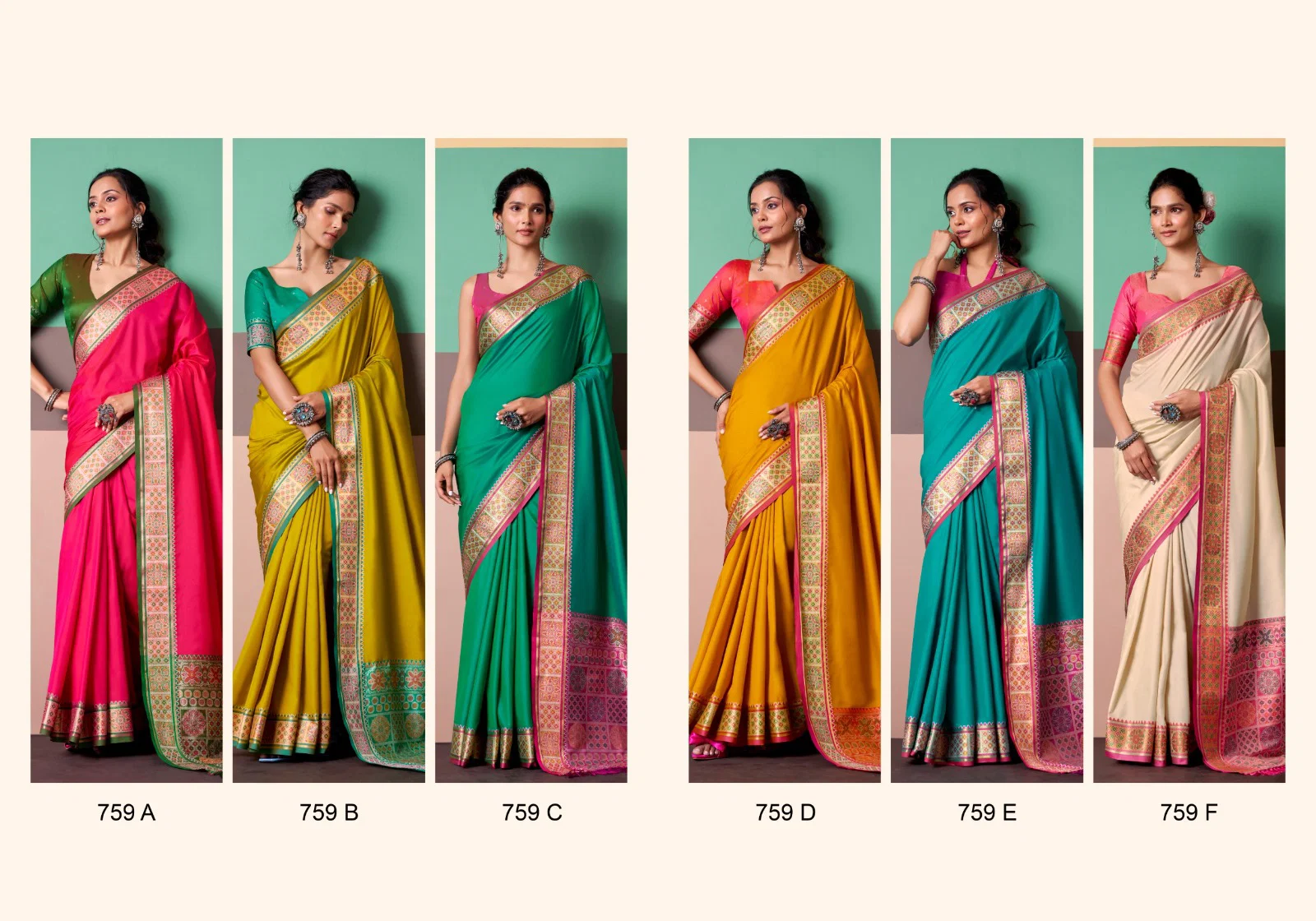Rajpath Vrindavan Silk Vol 3 Patola Silk Party Wear Saree — Wholesale Sarees, Rajpath wholesale from Surat - Gallery Image 6
