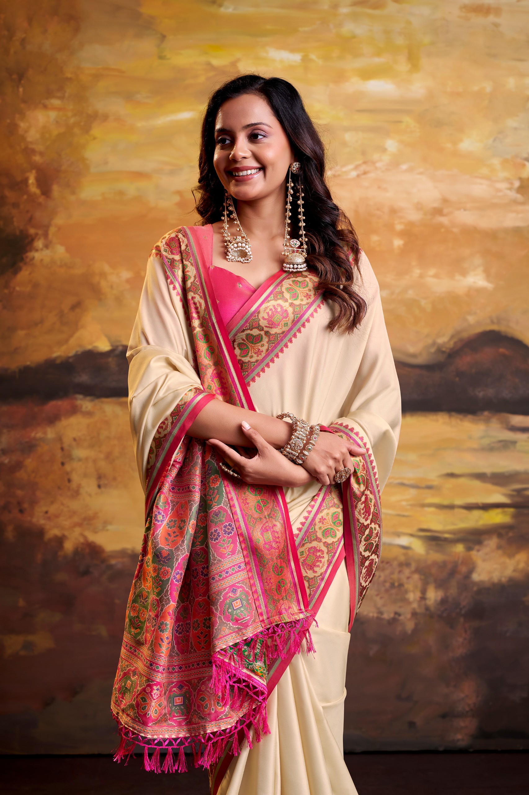 Rajpath Vrindavan Vol 2 Patola Silk Saree Wholesale Collection — Wholesale Sarees, rajtex wholesale from Surat — view 7