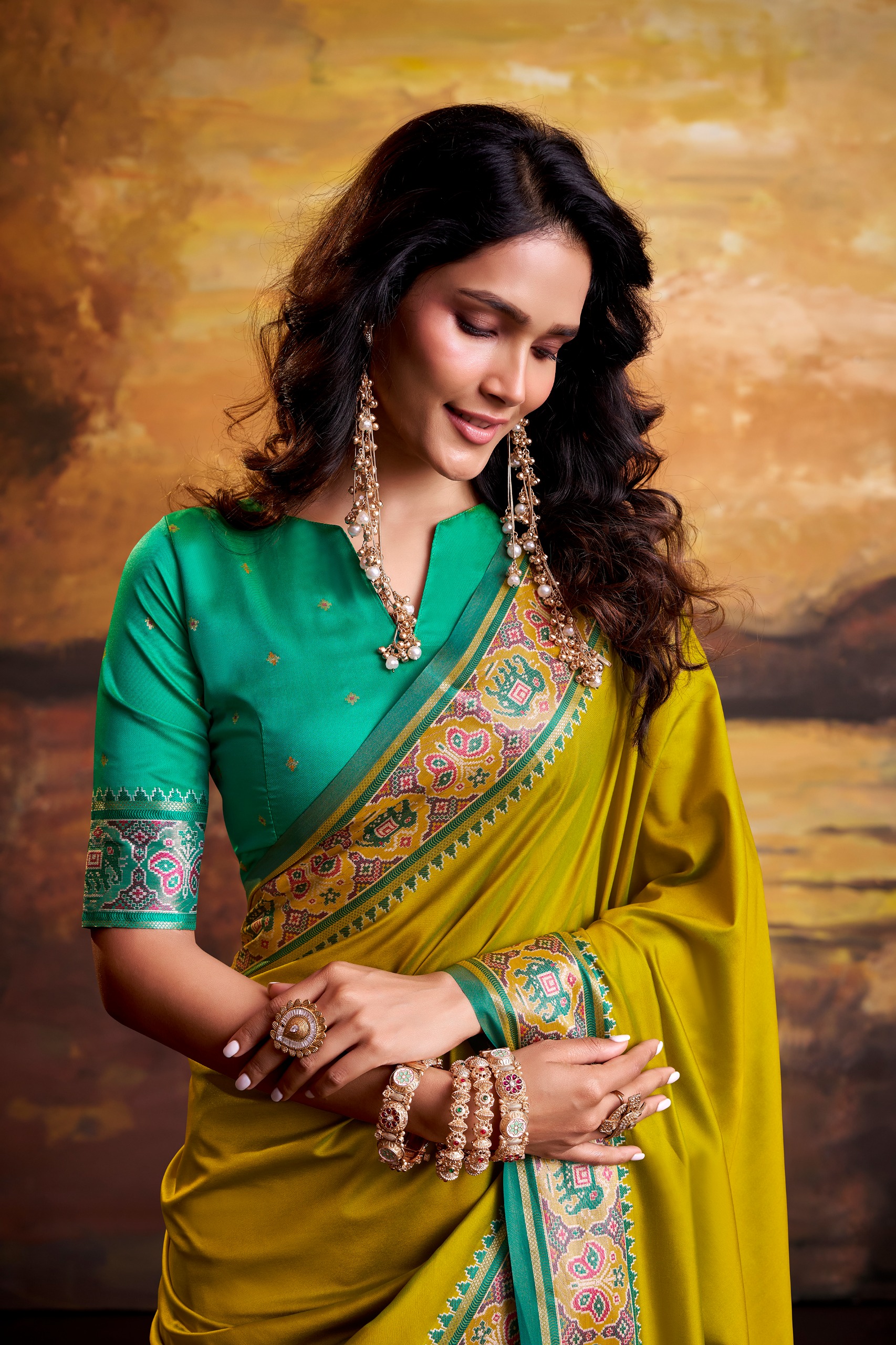 Rajpath Vrindavan Vol 2 Patola Silk Saree Wholesale Collection — Wholesale Sarees, rajtex wholesale from Surat — view 2