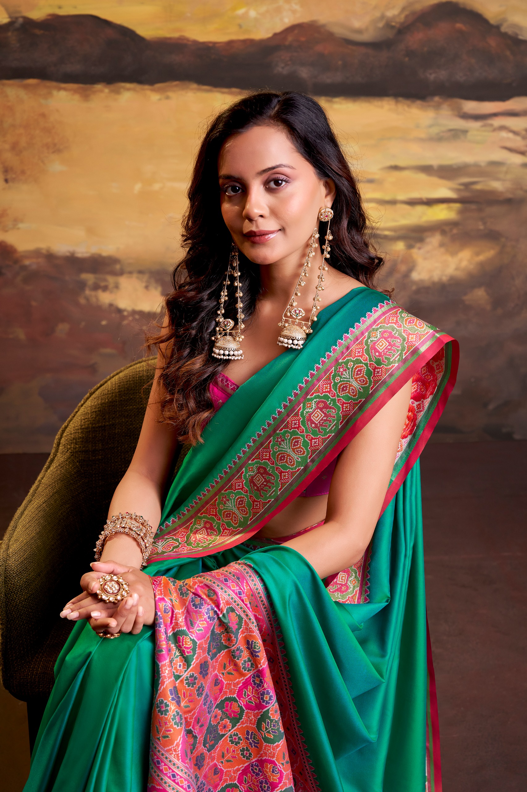 Rajpath Vrindavan Vol 2 Patola Silk Saree Wholesale Collection — Wholesale Sarees, rajtex wholesale from Surat — view 11