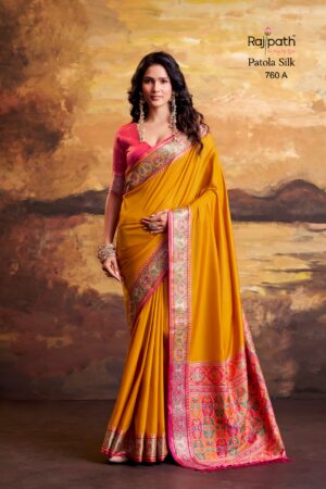 Rajpath Vrindavan Vol 2 Patola Silk Saree Wholesale Collection