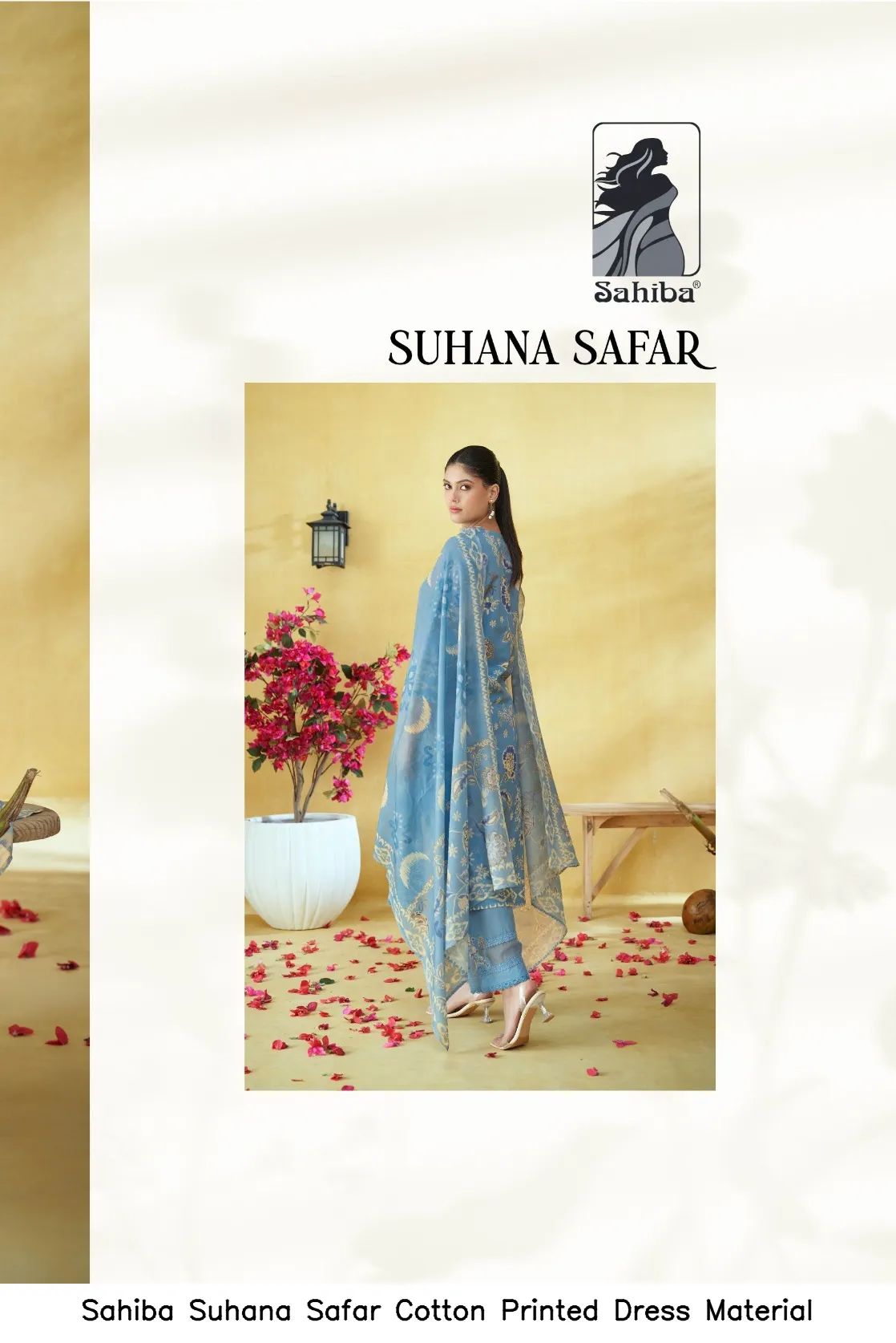 Sahiba Suhana Safar Cotton Printed Dress Material — Wholesale Dress Material, Sahiba wholesale from Surat — view 5