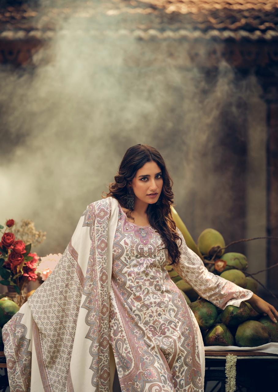 Sanna Tropical Stories Milnaz  Printed Cotton Salwar Kameez — Wholesale Salwar Suits, Sanna Fashion wholesale from Surat — view 9