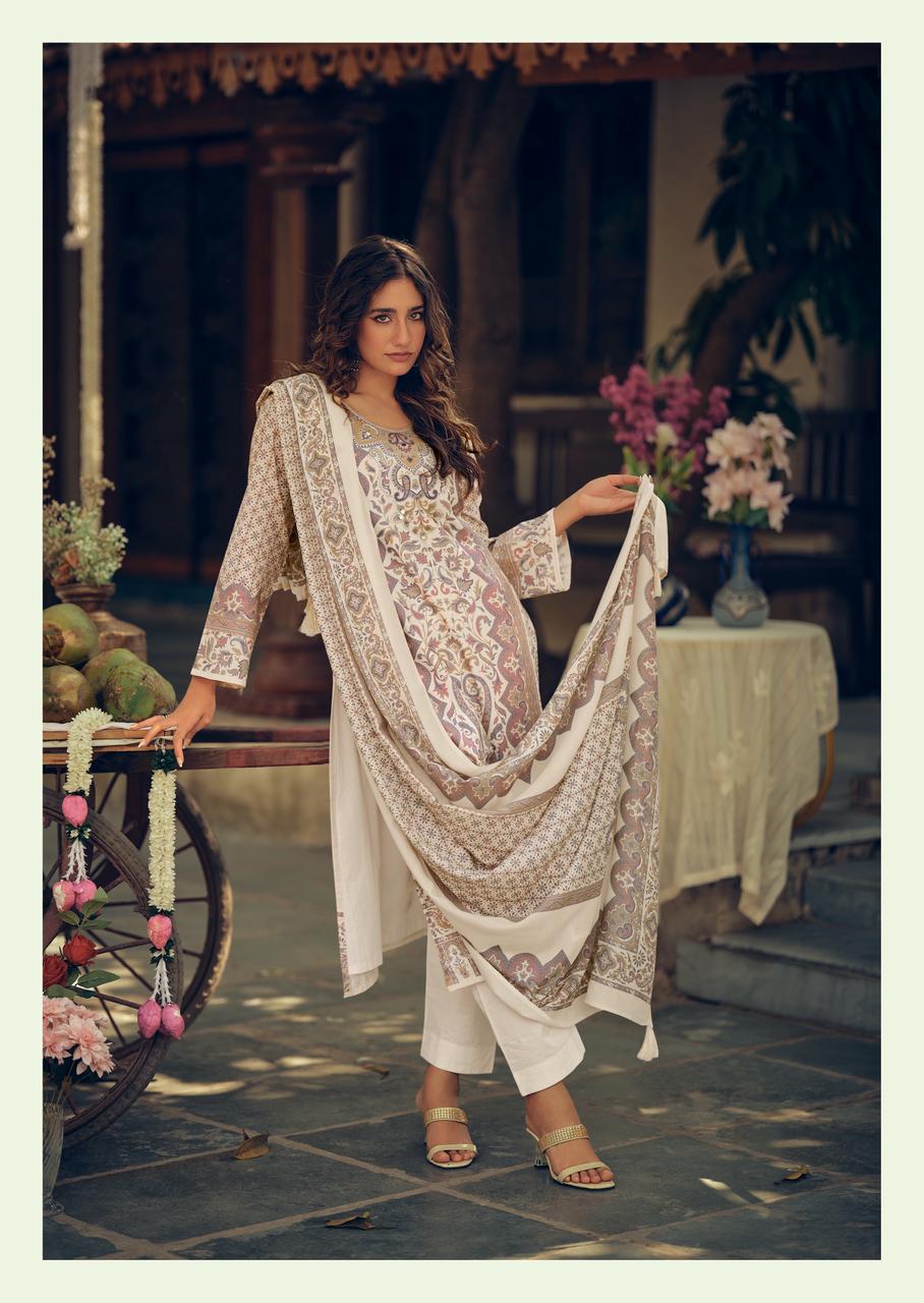 Sanna Tropical Stories Milnaz  Printed Cotton Salwar Kameez — Wholesale Salwar Suits, Sanna Fashion wholesale from Surat — view 4