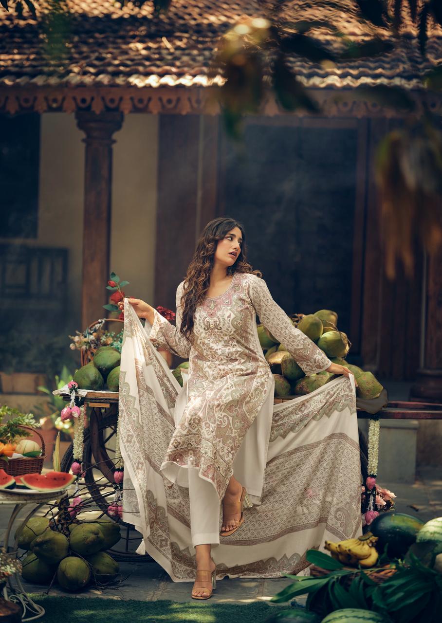 Sanna Tropical Stories Milnaz  Printed Cotton Salwar Kameez — Wholesale Salwar Suits, Sanna Fashion wholesale from Surat — view 10