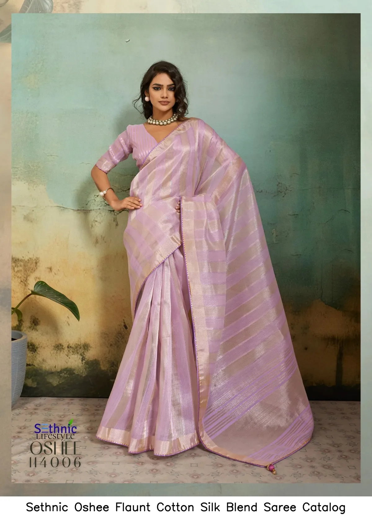 Sethnic Oshee Flaunt Cotton Silk Blend Saree Catalog — Wholesale Sarees, Sethnic wholesale from Surat - Gallery Image 3