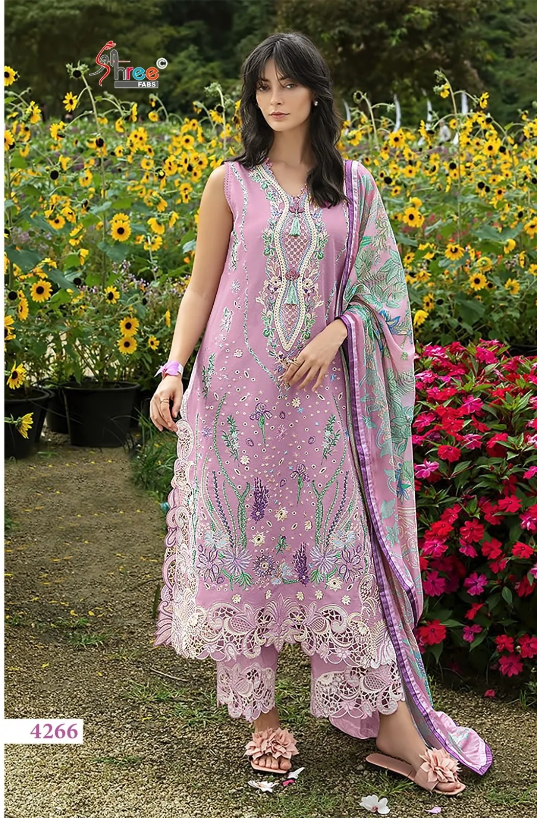 Shree Ombre Lawn Collection 26 Vol 21 Pakistani Cotton Salwar Suit