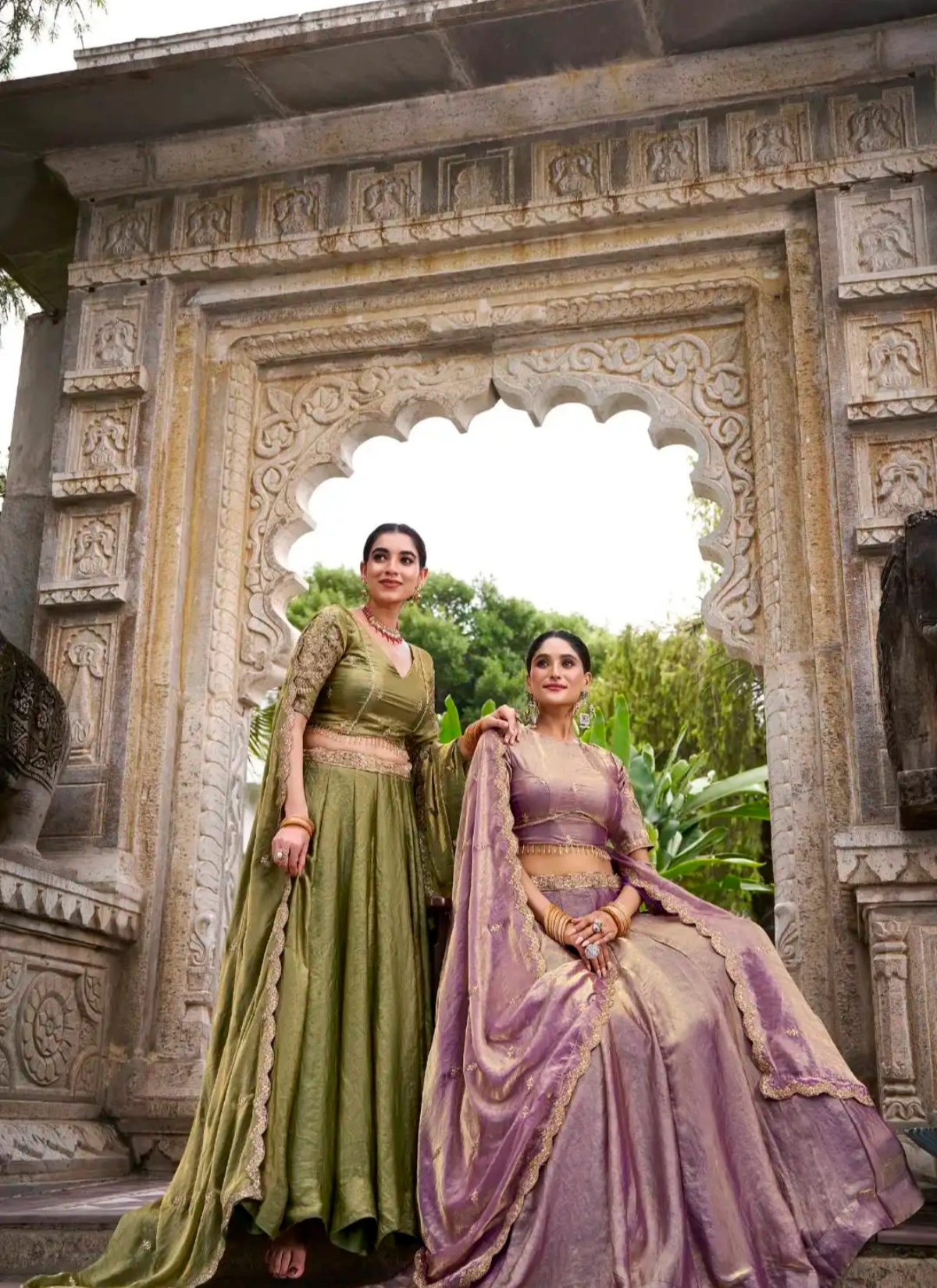 WMN 1440 Fendi Lehenga Choli Collection With Embroidery Work — Wholesale Lehenga, Vardan Ethnic wholesale from Surat — Photo 5