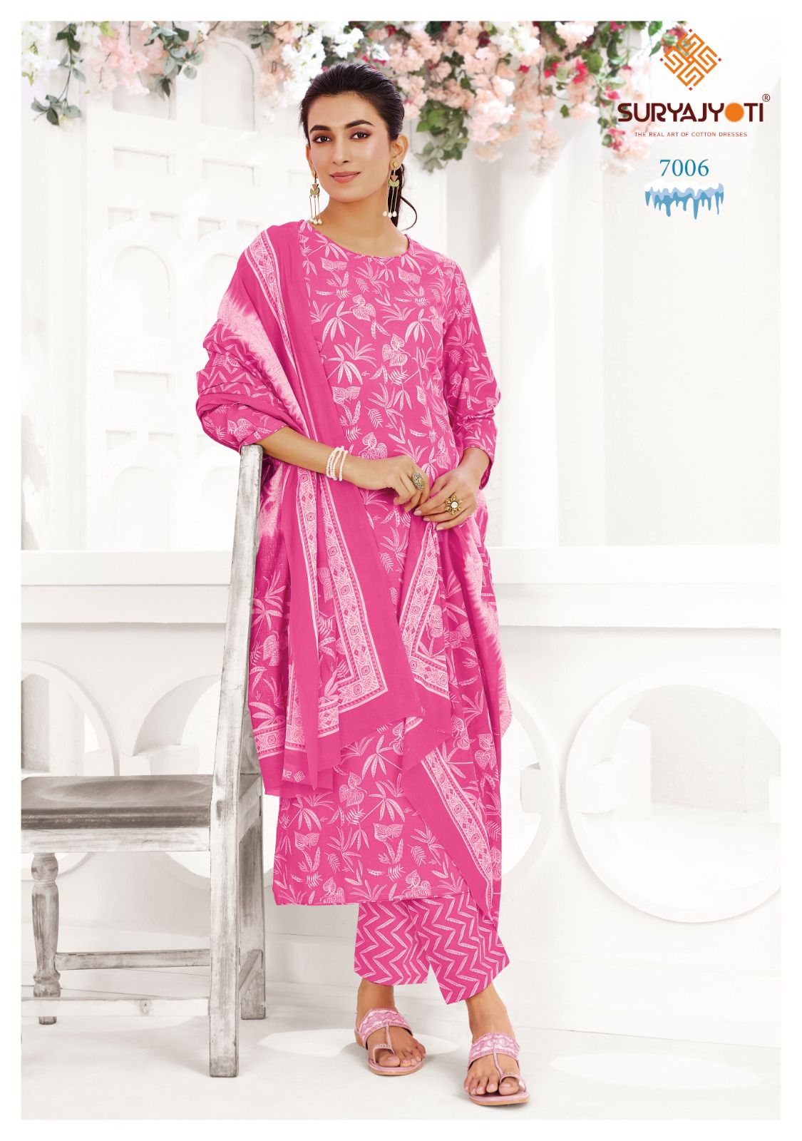 Suryajyoti Ice Look Vol 7 Cotton Printed Dress Material Wholesale