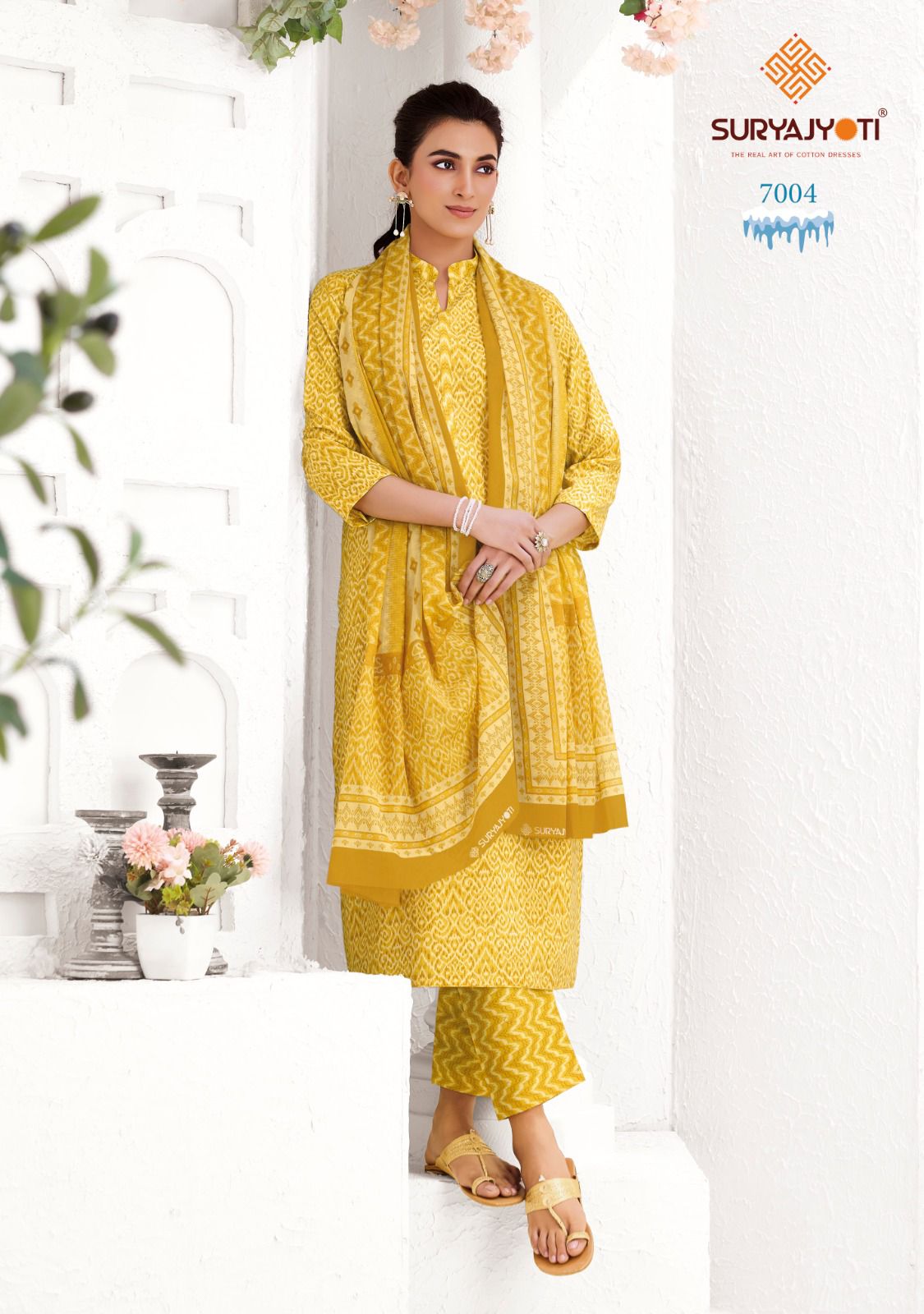 Suryajyoti Ice Look Vol 7 Cotton Printed Dress Material Wholesale — Wholesale Dress Material, Suryajyoti wholesale from Surat — view 8