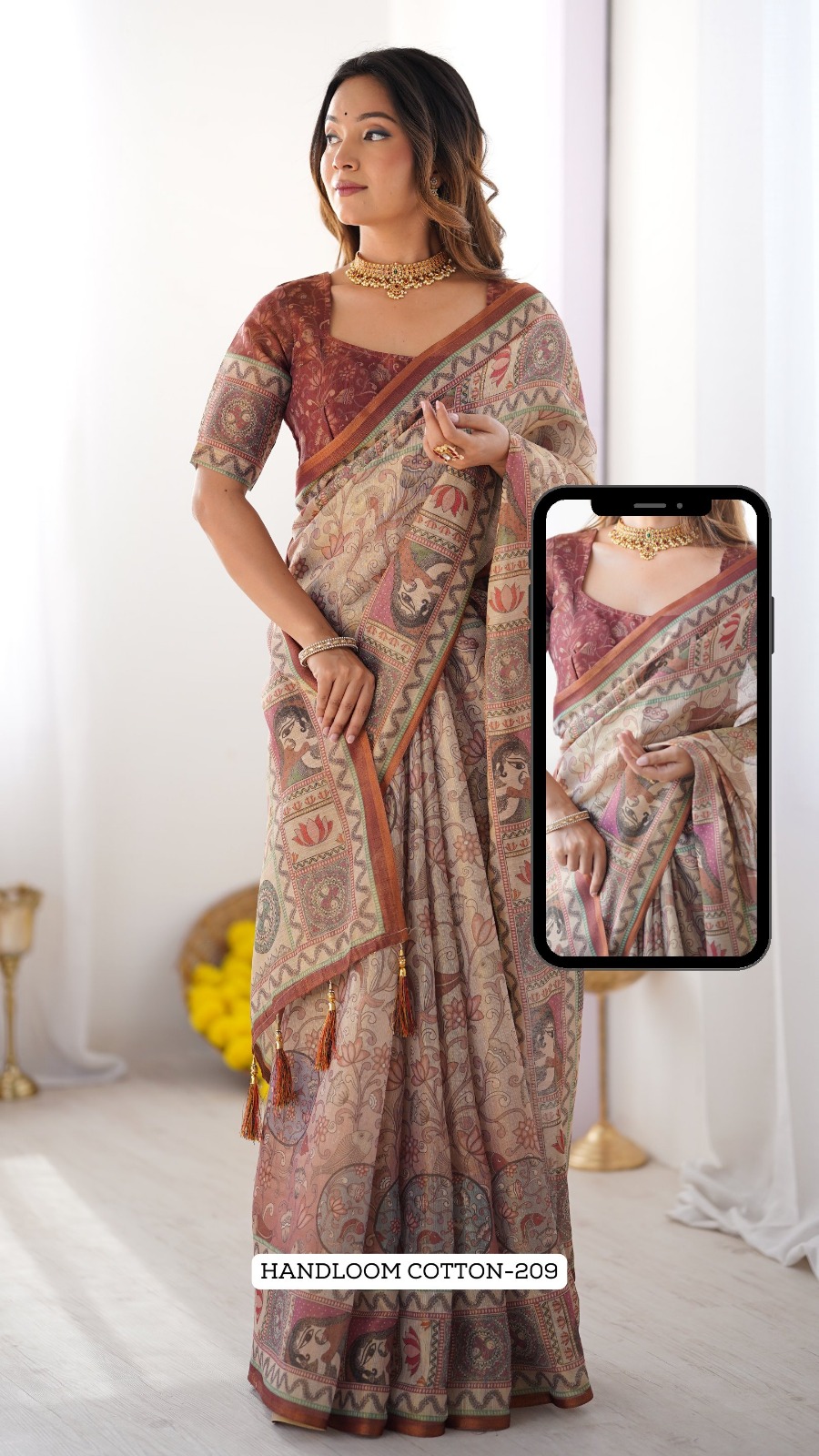 Almari M Handloom Vol-02 Silk Saree Collection — Wholesale Sarees, Vardan Ethnic wholesale from Surat — view 9