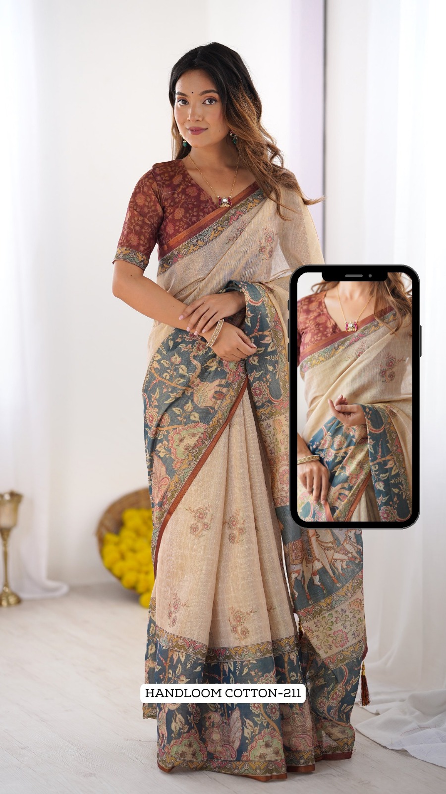 Almari M Handloom Vol-02 Silk Saree Collection — Wholesale Sarees, Vardan Ethnic wholesale from Surat — view 7