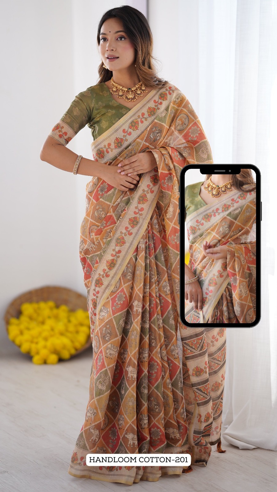 Almari M Handloom Vol-02 Silk Saree Collection — Wholesale Sarees, Vardan Ethnic wholesale from Surat — view 17