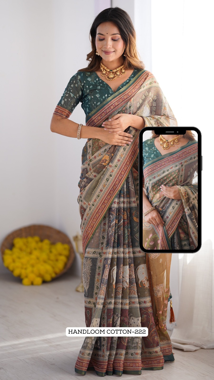 Almari M Handloom Vol-02 Silk Saree Collection — Wholesale Sarees, Vardan Ethnic wholesale from Surat — view 28