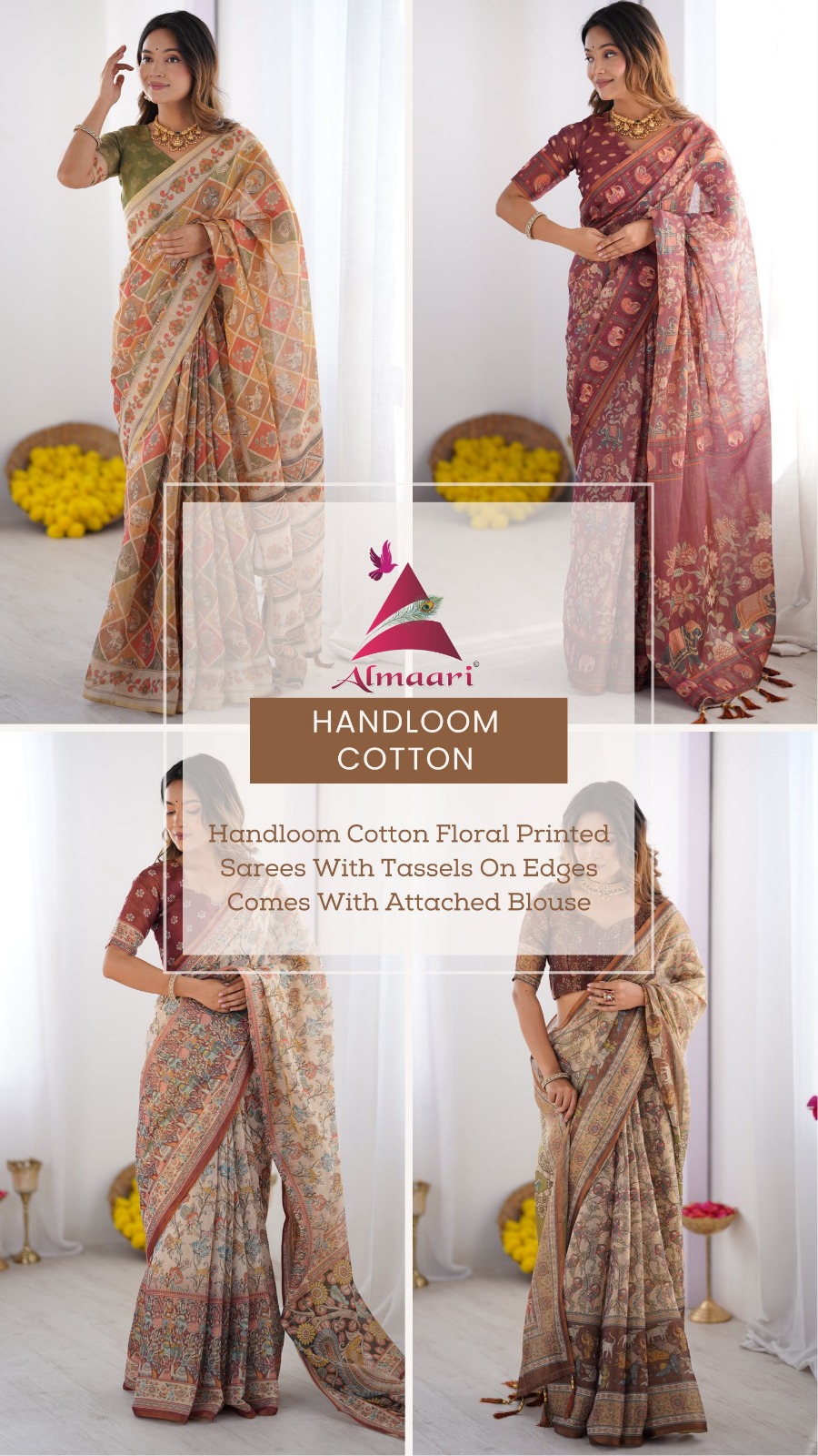 Almari M Handloom Vol-02 Silk Saree Collection — Wholesale Sarees, Vardan Ethnic wholesale from Surat — view 19