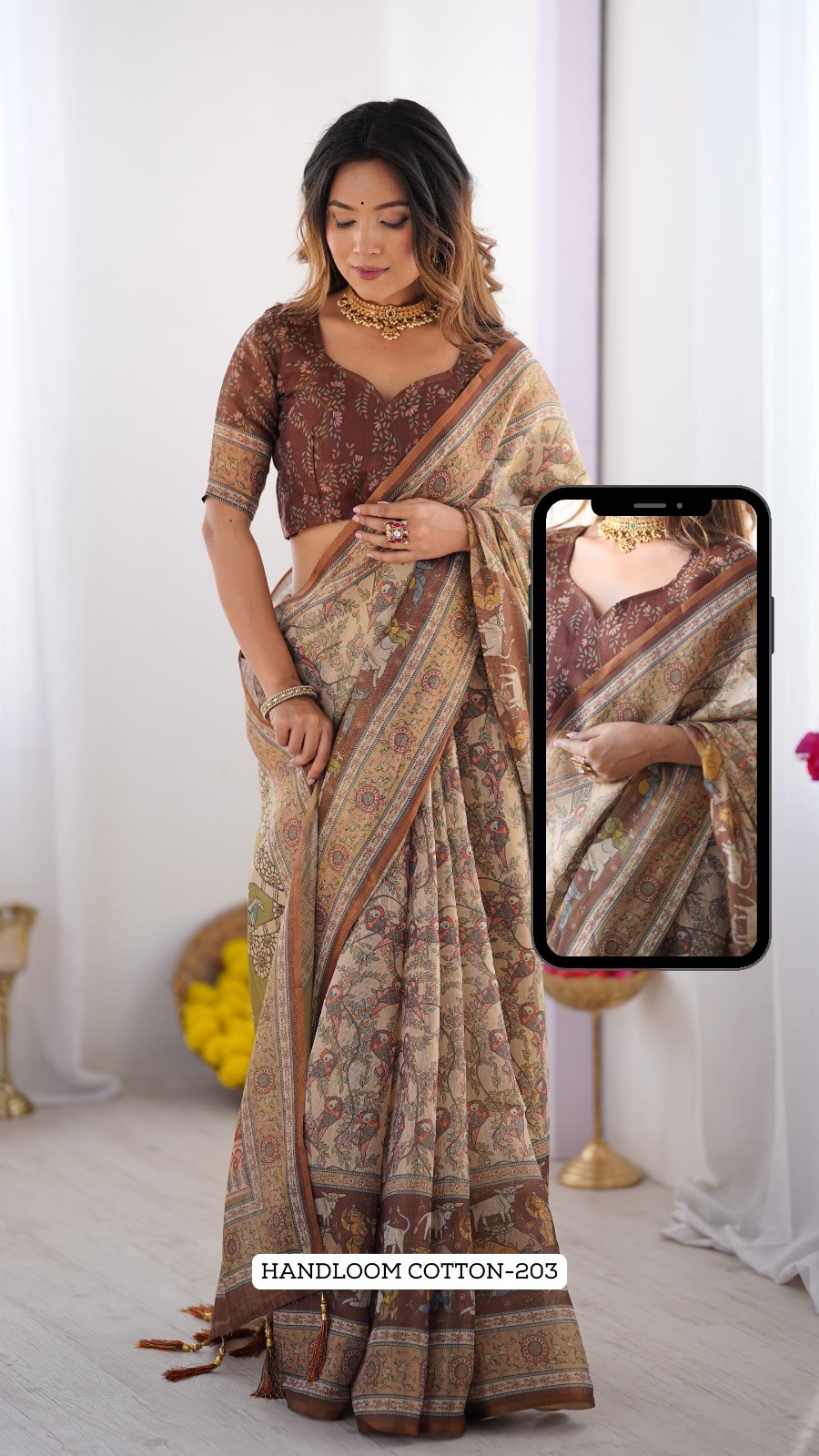 Almari M Handloom Vol-02 Silk Saree Collection — Wholesale Sarees, Vardan Ethnic wholesale from Surat — view 15