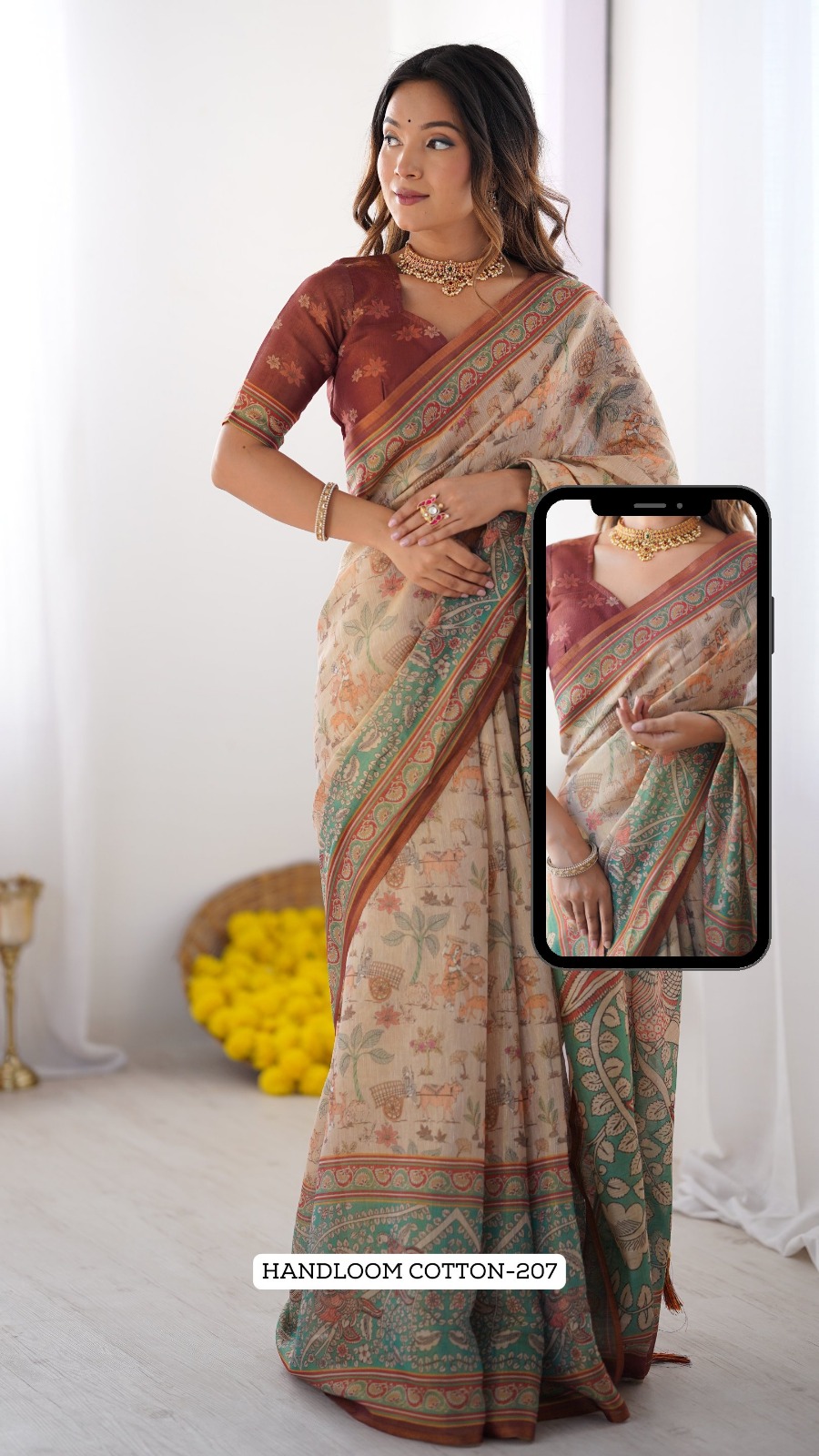 Almari M Handloom Vol-02 Silk Saree Collection — Wholesale Sarees, Vardan Ethnic wholesale from Surat — view 11