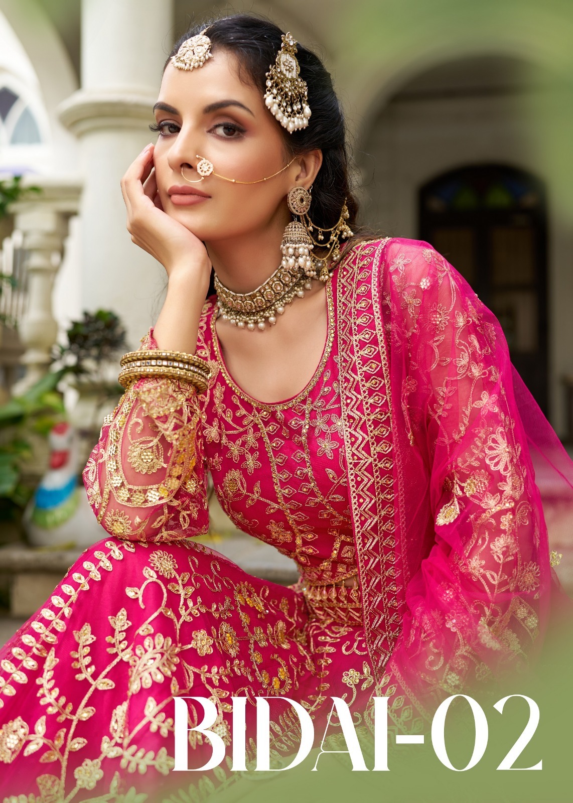 Senhora Dresses Bidai Vol 02 Butterfly Net Lehenga Choli |