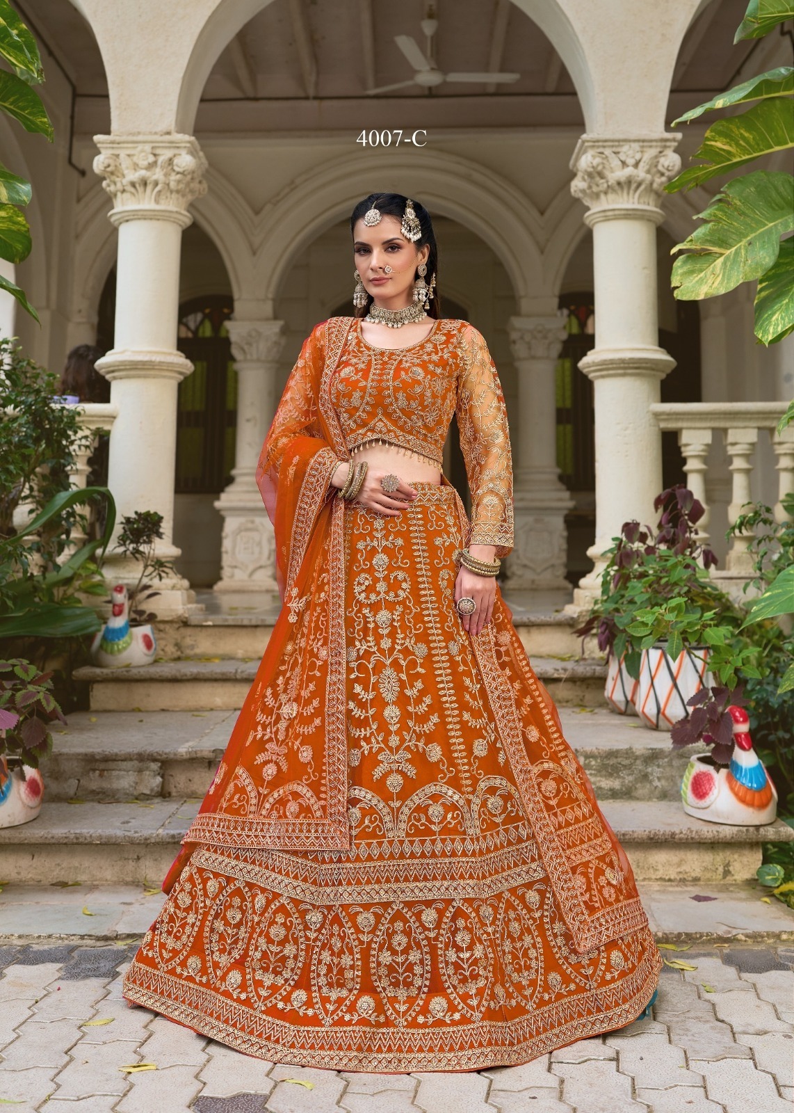Senhora Dresses Bidai Vol 02 Butterfly Net Lehenga Choli | — Singles, Senhora wholesale from Surat — view 18