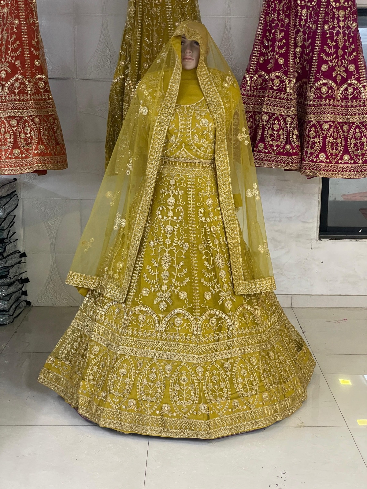 Senhora Dresses Bidai Vol 02 Butterfly Net Lehenga Choli | — Singles, Senhora wholesale from Surat — view 3
