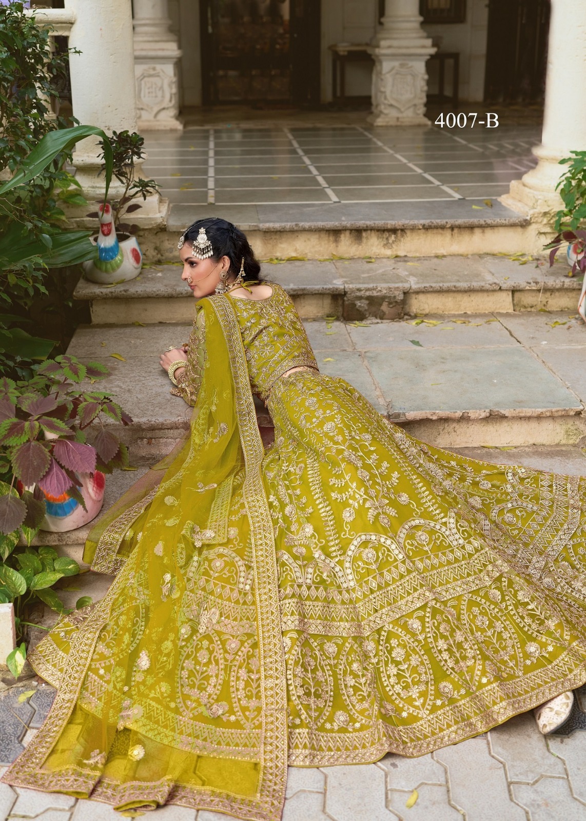 Senhora Dresses Bidai Vol 02 Butterfly Net Lehenga Choli | — Singles, Senhora wholesale from Surat — view 2