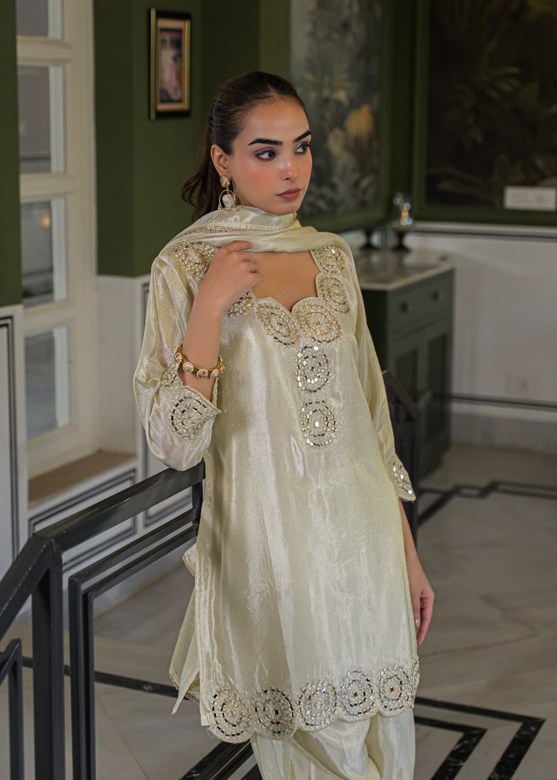 Afsana Garima Farshi Designer Embroidery Salwar Suit Collection — Designer Readymade Suits, Afsana wholesale from Surat — view 4