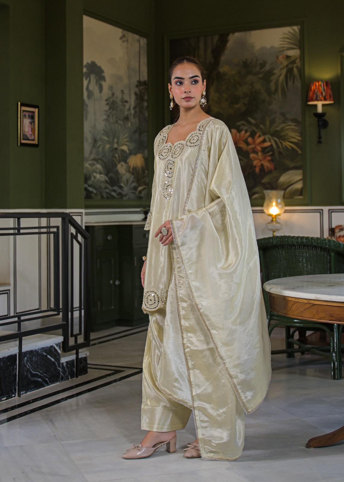 Afsana Garima Farshi Designer Embroidery Salwar Suit Collection — Designer Readymade Suits, Afsana wholesale from Surat — view 2