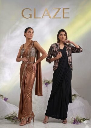 SL Glaze Ready to Wear Saree  One Minute Saree for Party