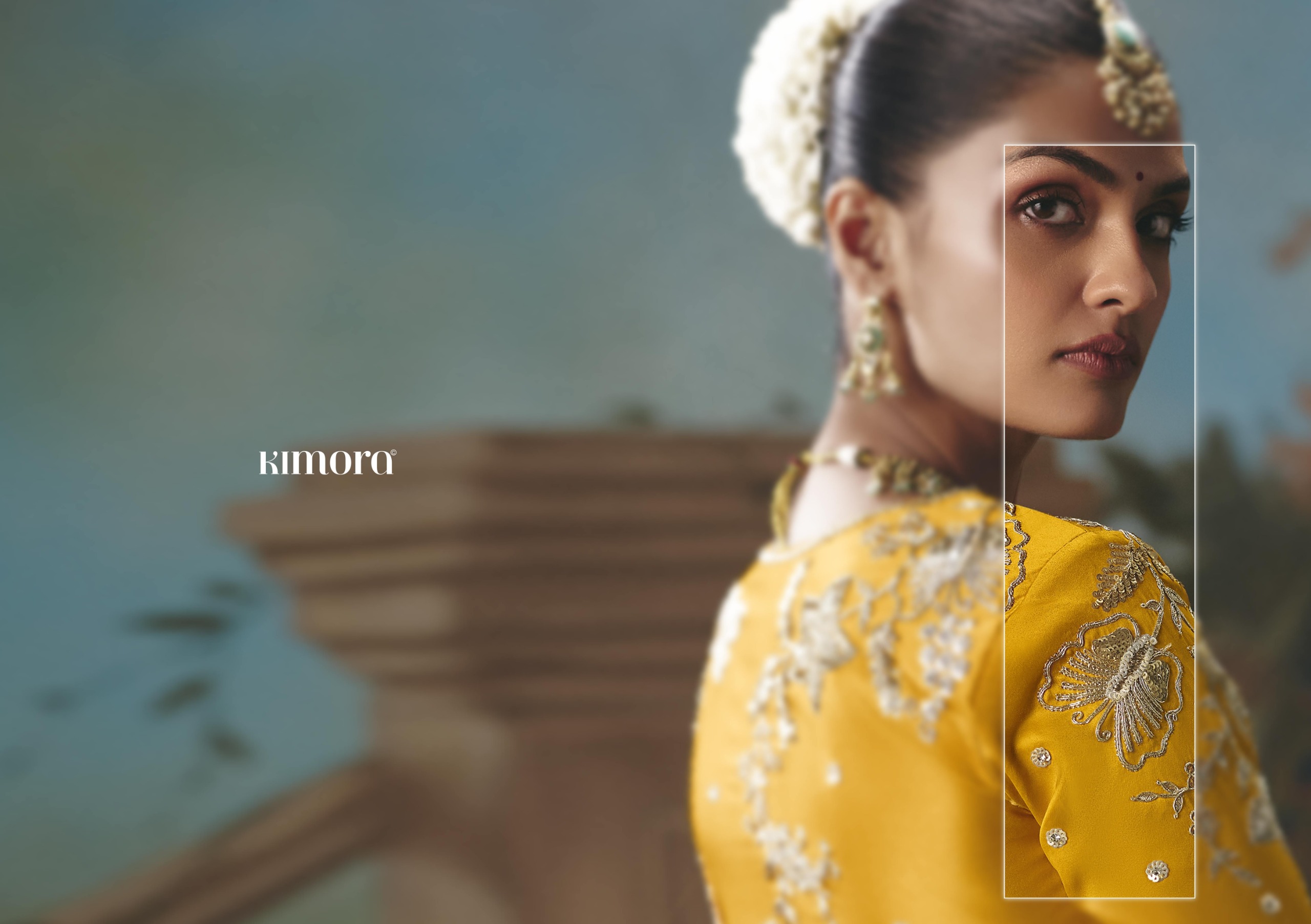 Kimora 5644 Colours Designer Saree for Wedding  Party Wear — Wholesale Sarees, MPA wholesale from Surat — view 10