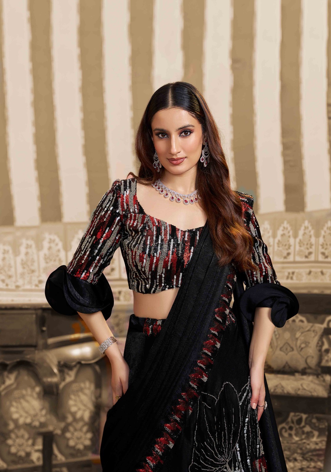 Mohmanthan 26400 Stella Designer Lehenga Saree Collection