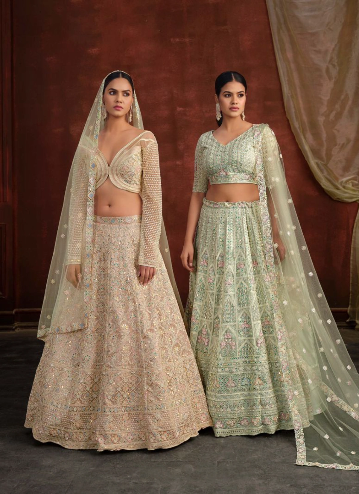 Sanya Vol 2 Premium Readymade Wedding Designer Lehenga Set — Wholesale Lehenga, Vardan Ethnic wholesale from Surat - Gallery Image 3